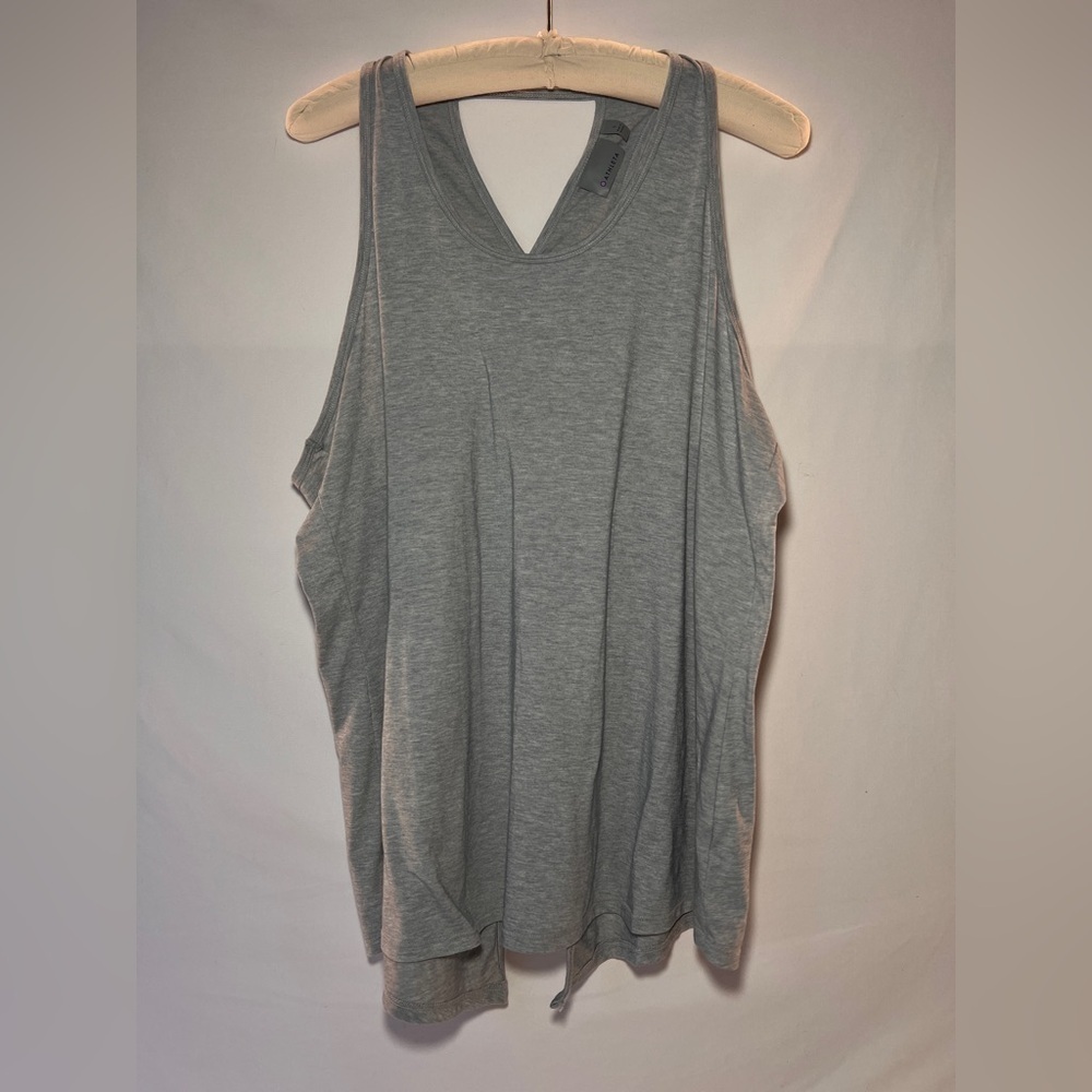 Athleta Women’s Grey Essence Tie Back Tank - Size Large